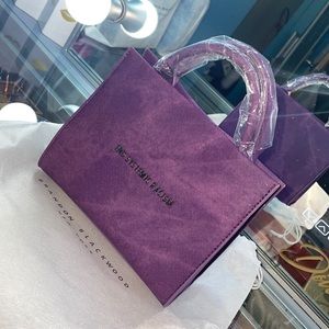 Brandon Blackwood ESR Tote in Purple Wax Denim